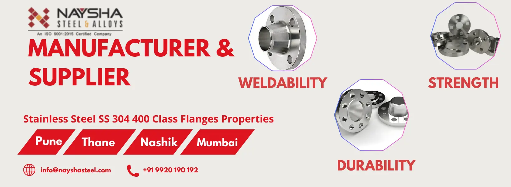 Class 400 ss 304 flanges